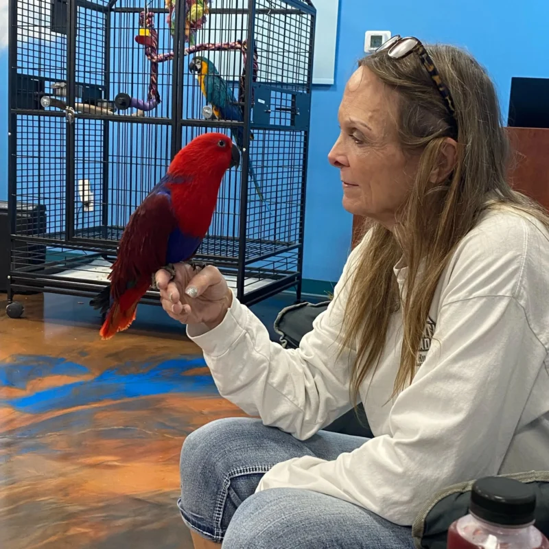 Zoe with Cheri